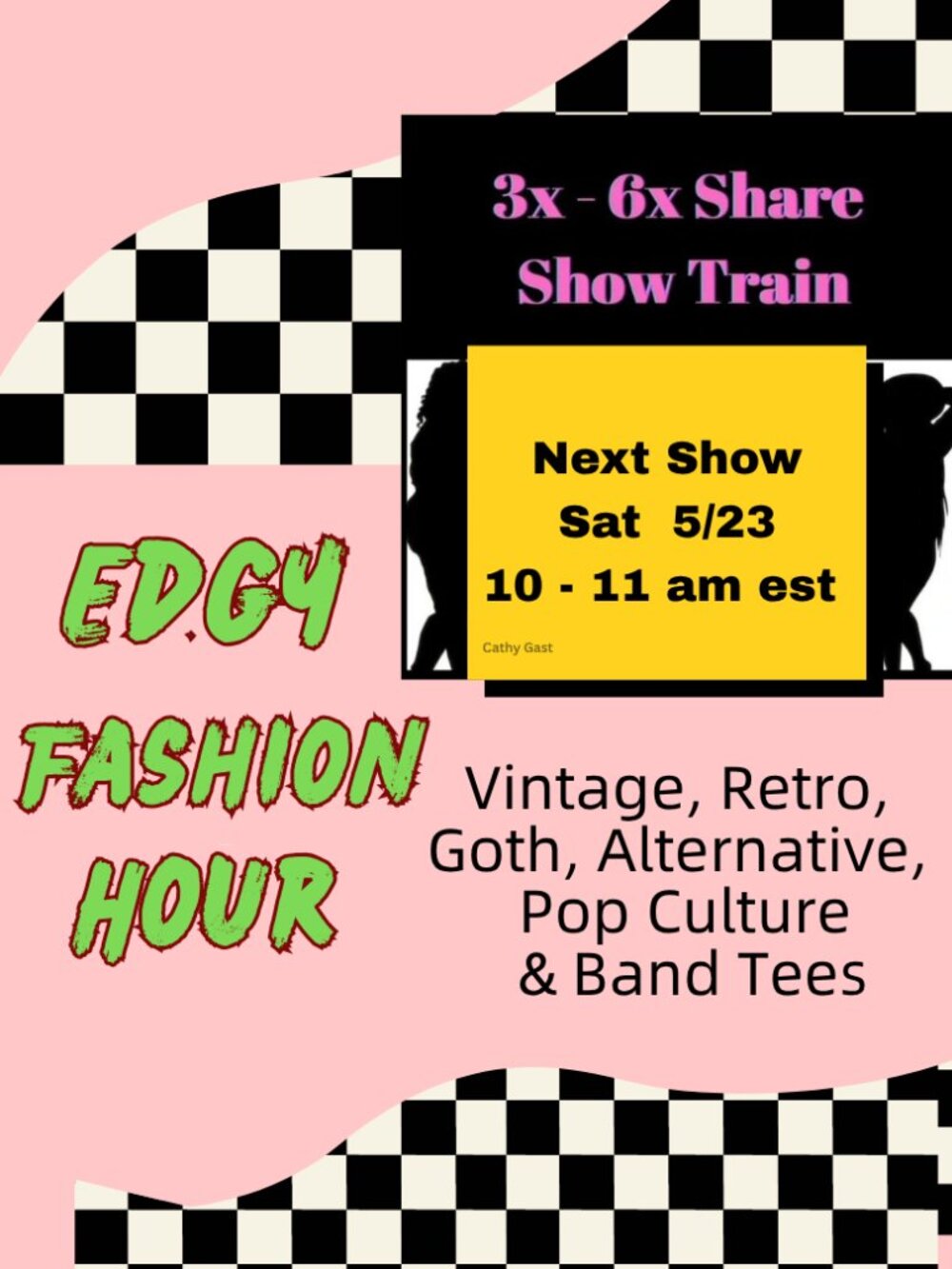 EDGY PLUS FASHION * 3X - 6X TRAIN SHOW